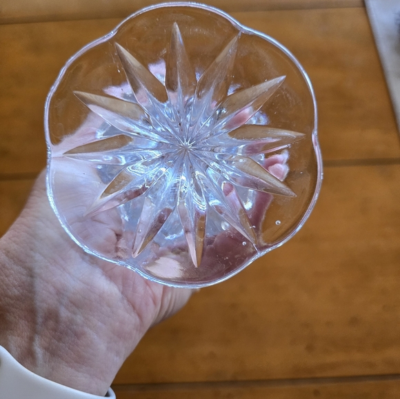 Vintage 1970 Crystal Bud Vase- Pinwheel Collection By Bohemia - Picture 7 of 10